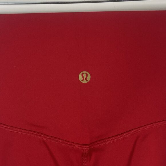 Lululemon  Align HR Pant 25” Legging Size 4 Dark Red Gold - Picture 8 of 10